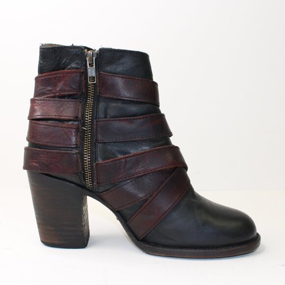 Freebird Hustl Ankle Biker Strap Boots (8 US) - Picture 4 of 10